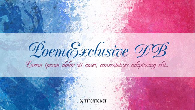 PoemExclusive DB example