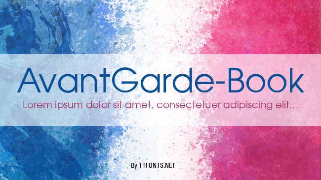 AvantGarde-Book example
