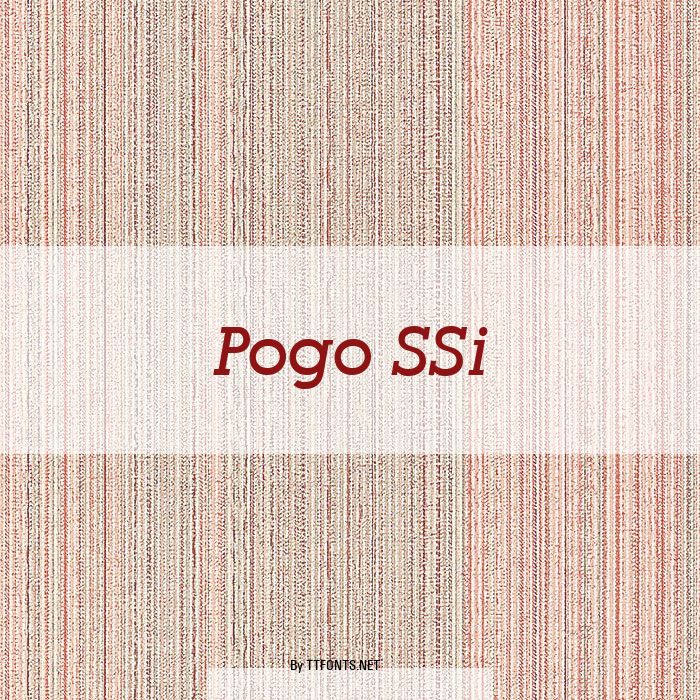 Pogo SSi example