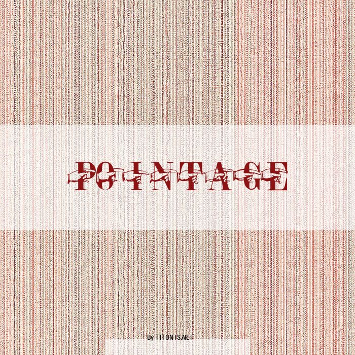 Pointage example