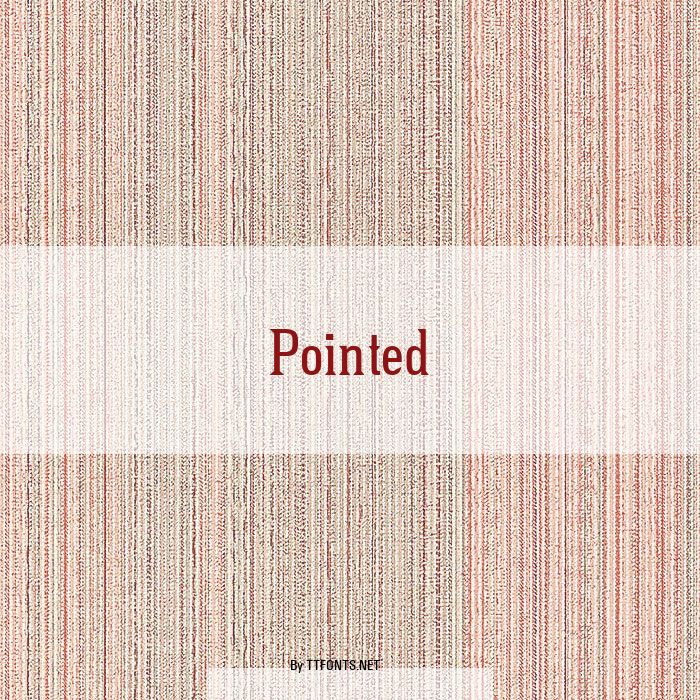 Pointed example