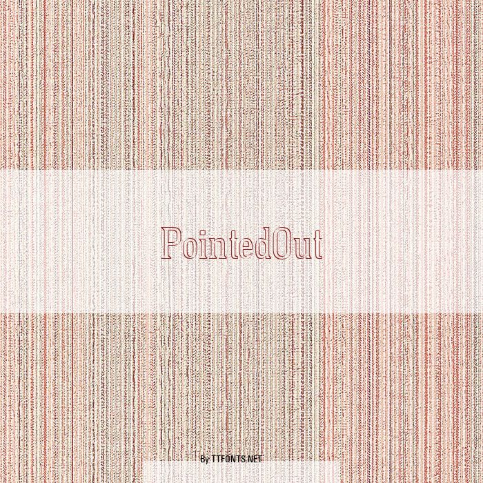 PointedOut example