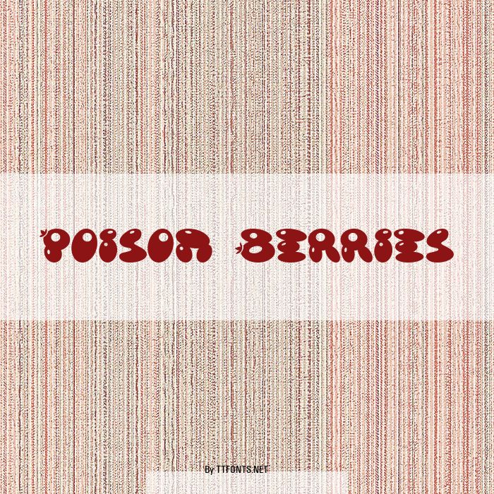 Poison Berries example