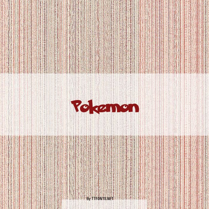 Pokemon example