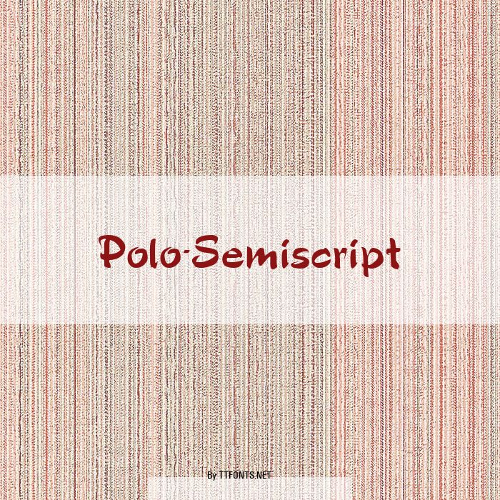 Polo-Semiscript example