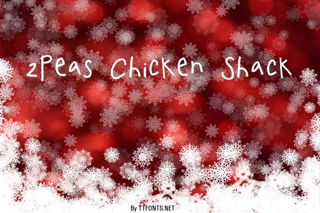 2Peas Chicken Shack example