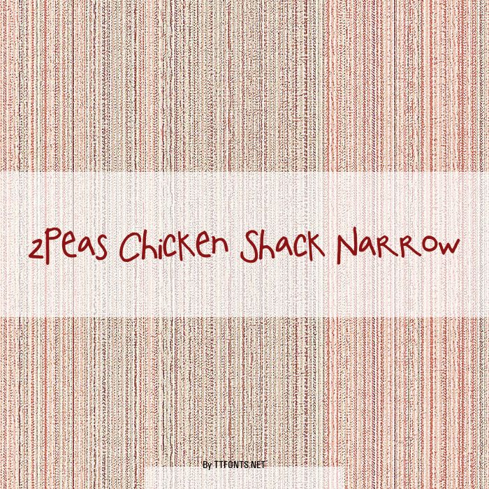 2Peas Chicken Shack Narrow example