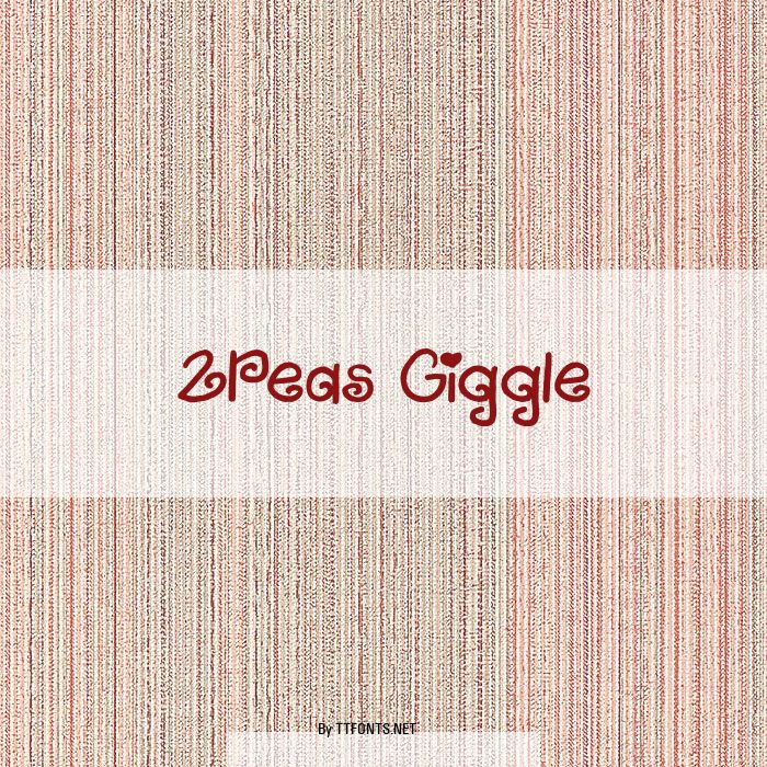 2Peas Giggle example