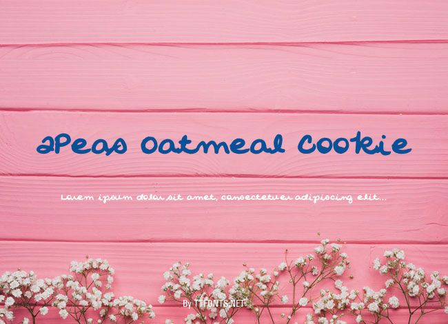 2Peas Oatmeal Cookie example