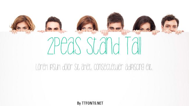 2Peas Stand Tall example