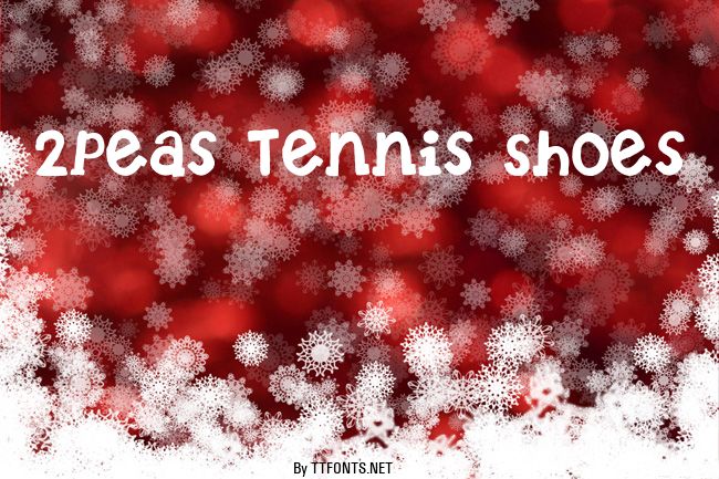 2Peas Tennis Shoes example