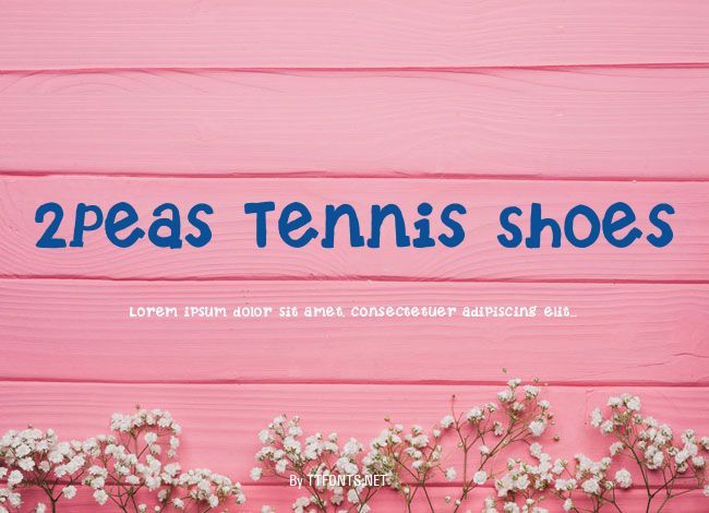 2Peas Tennis Shoes example