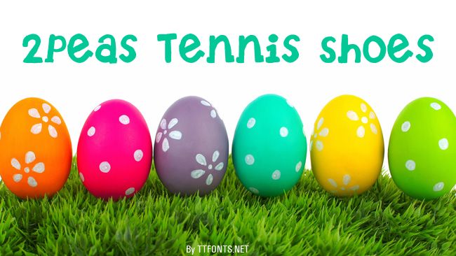 2Peas Tennis Shoes example
