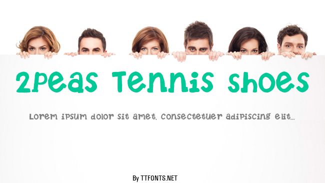 2Peas Tennis Shoes example