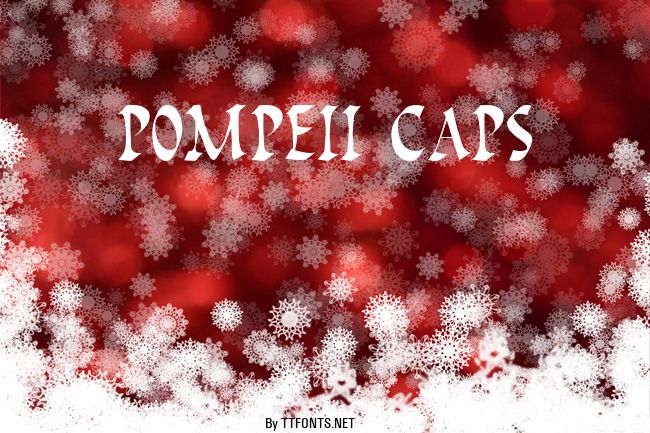 Pompeii Caps example