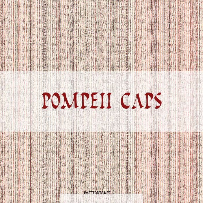 Pompeii Caps example