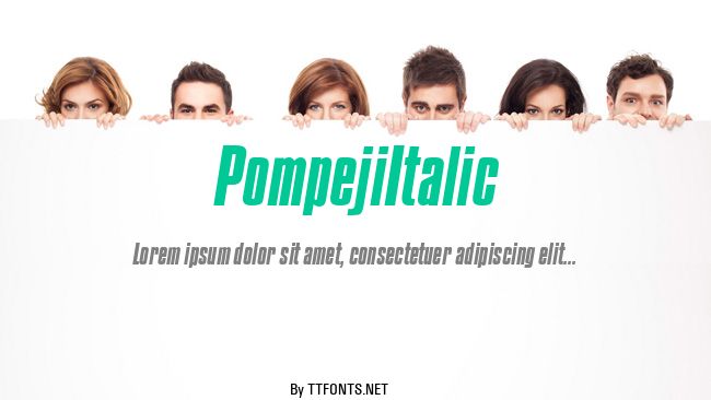 PompejiItalic example