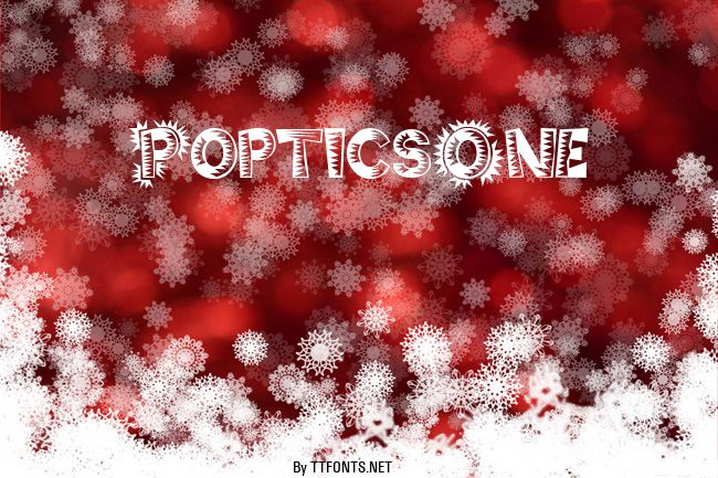 PopticsOne example