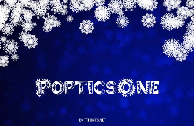 PopticsOne example
