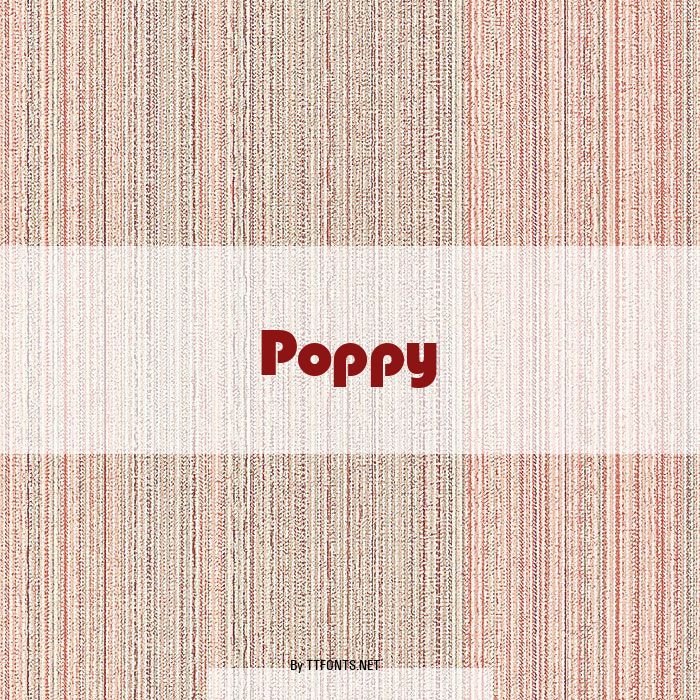 Poppy example