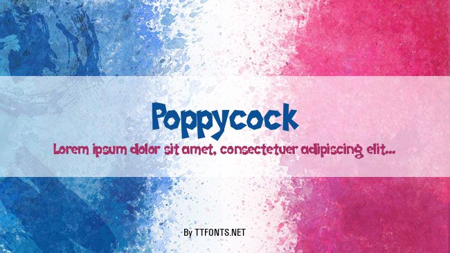 Poppycock example