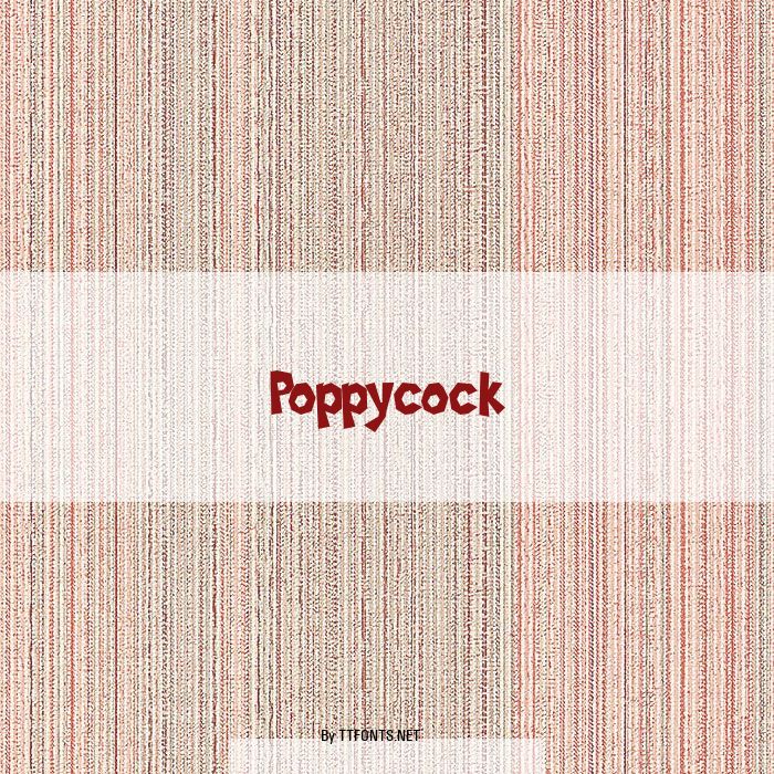 Poppycock example