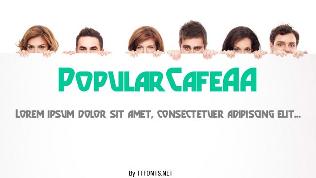 PopularCafeAA example