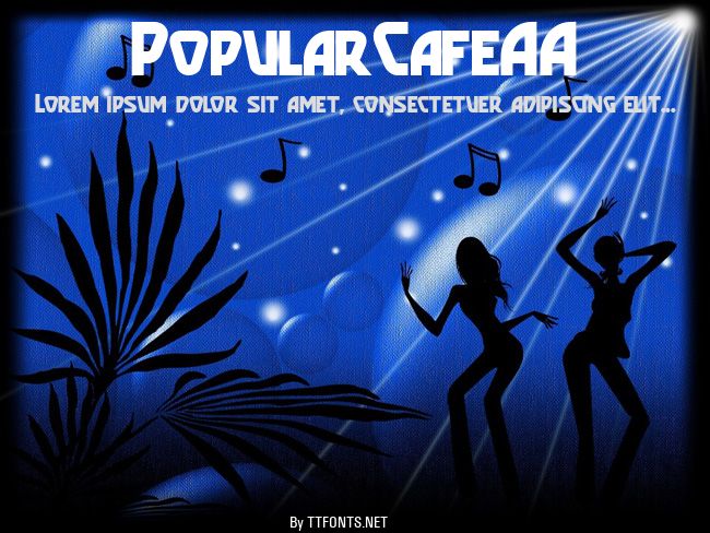 PopularCafeAA example