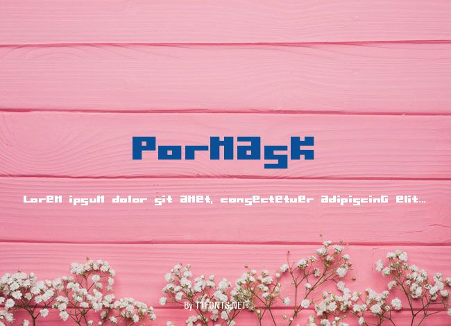 Pormask example