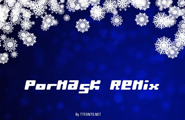 Pormask Remix example