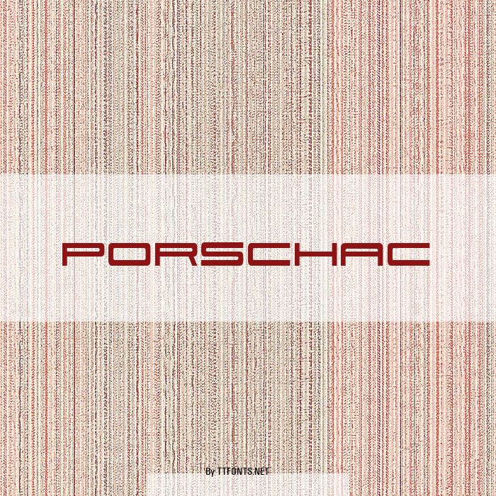PorschaC example