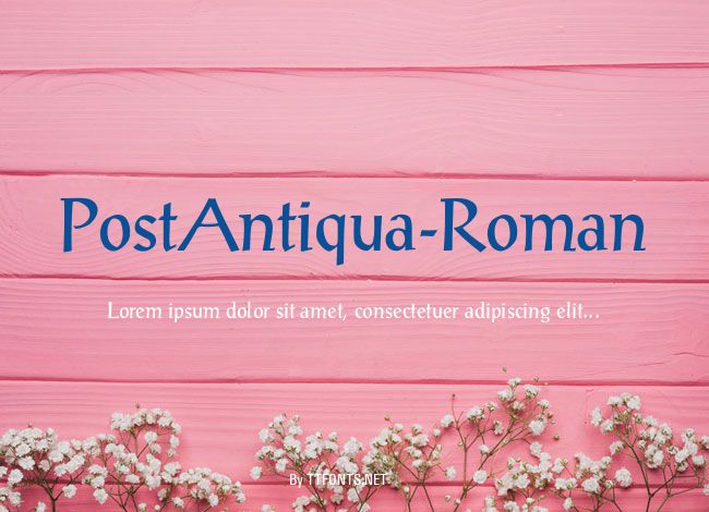 PostAntiqua-Roman example
