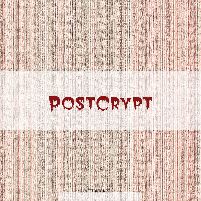 PostCrypt example