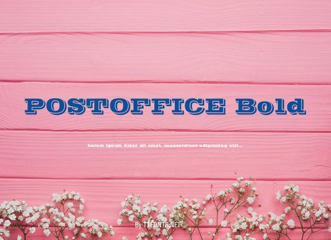 POSTOFFICE Bold example
