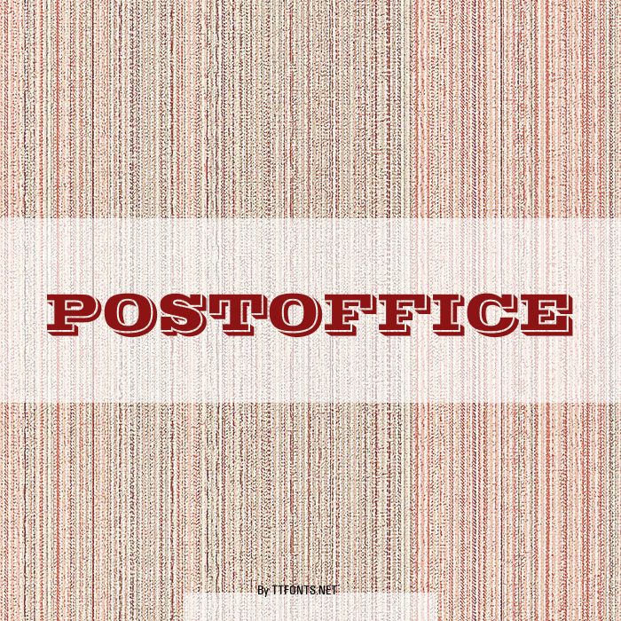 POSTOFFICE example