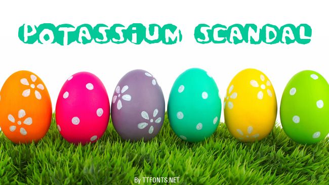 Potassium Scandal example