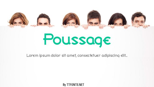 Poussage example