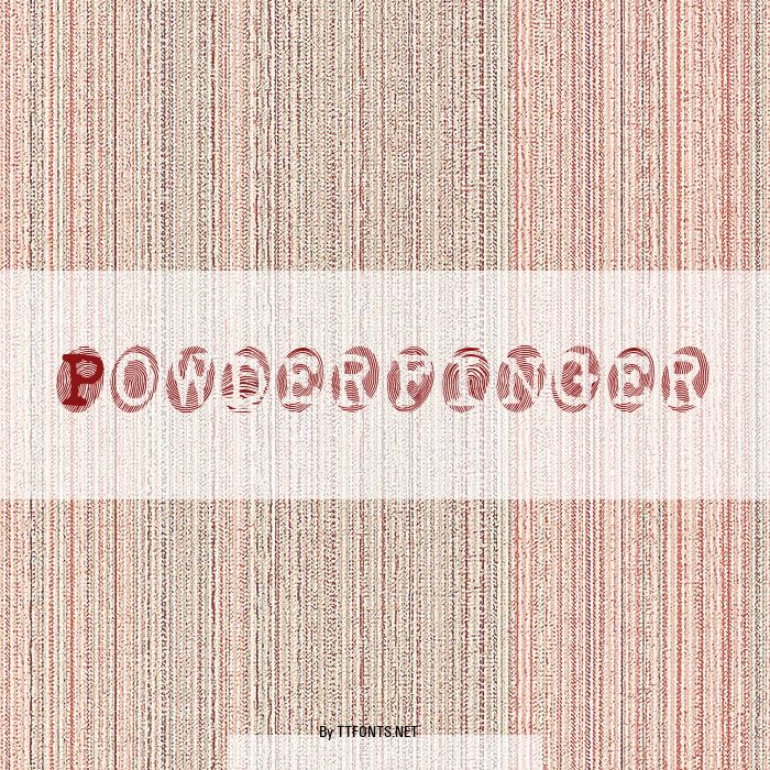 Powderfinger example