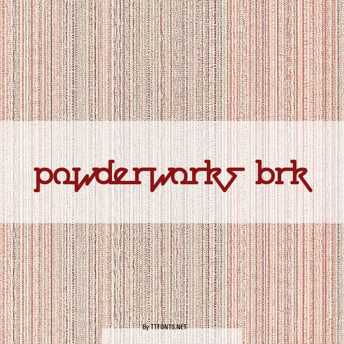 Powderworks BRK example
