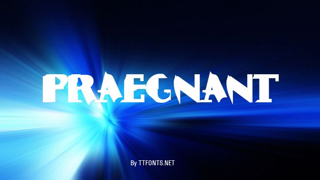 Praegnant example