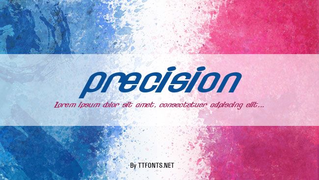 precision example