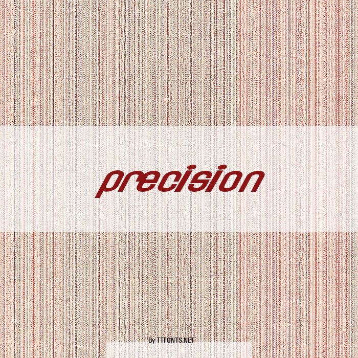precision example