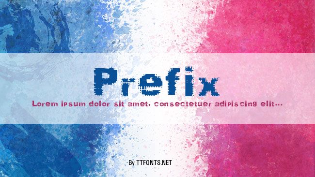 Prefix example
