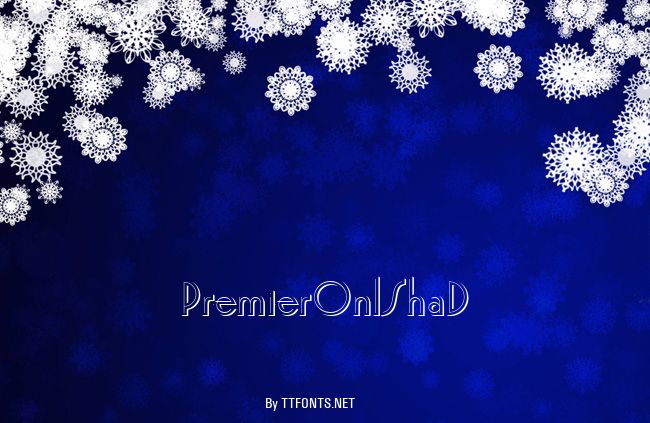 PremierOnlShaD example