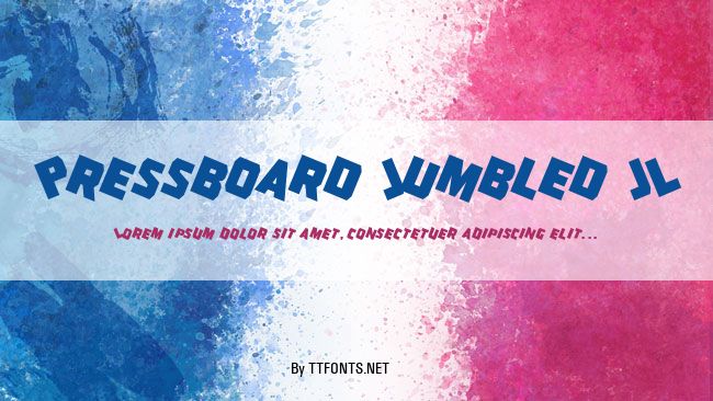 Pressboard Jumbled JL example