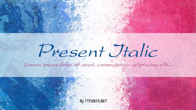 Present Italic example