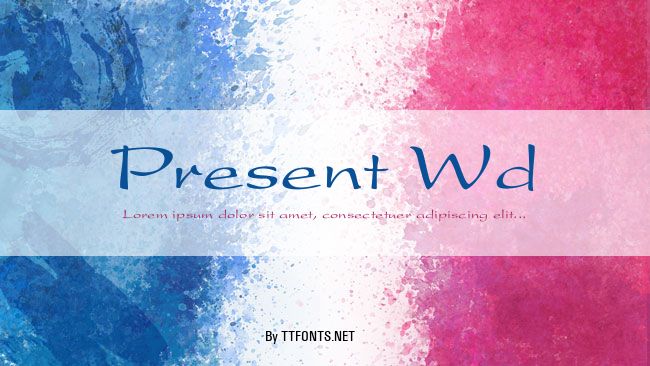 Present Wd example