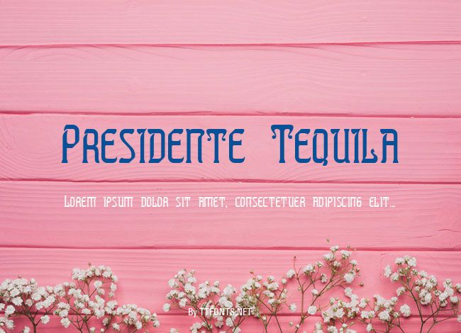 Presidente Tequila example