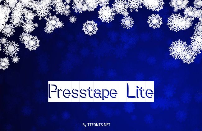 Presstape Lite example