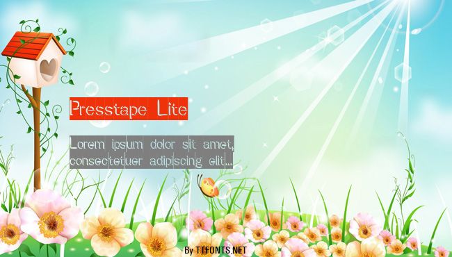 Presstape Lite example